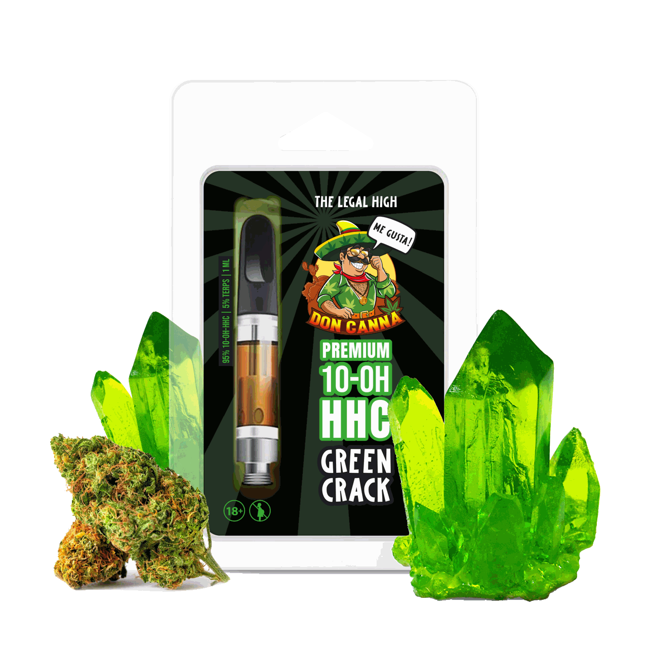 Premium 10-OH-HHC Green Crack · 1 ml