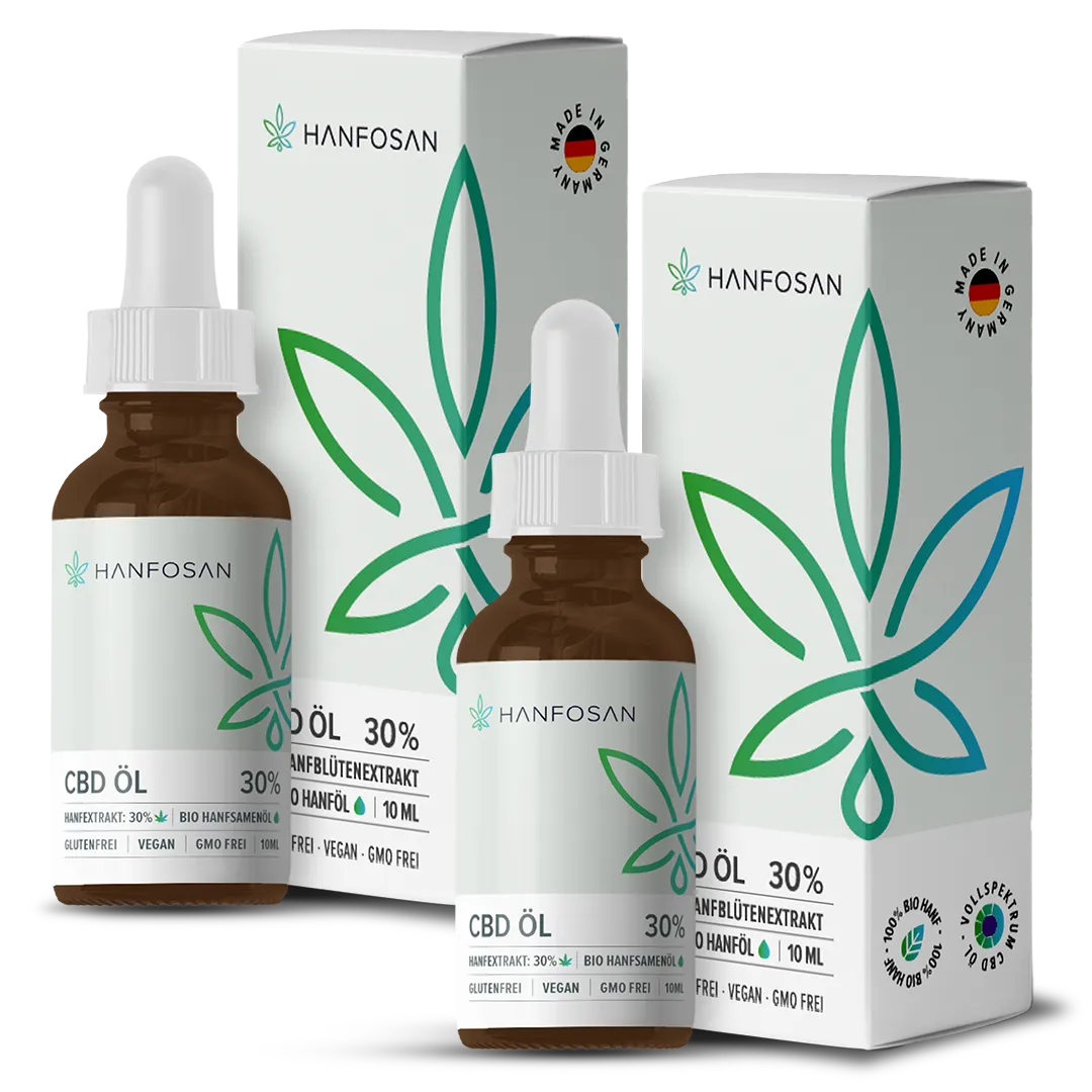 CBD Öl 30 Prozent Hanfosan Doppelpack