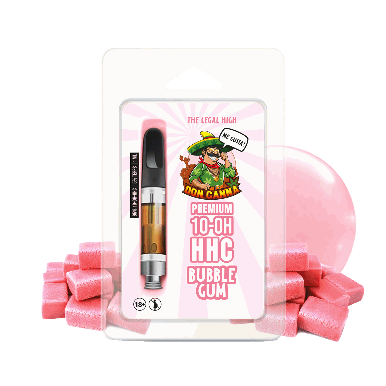 Premium 10-OH-HHC Bubble Gum · 1 ml