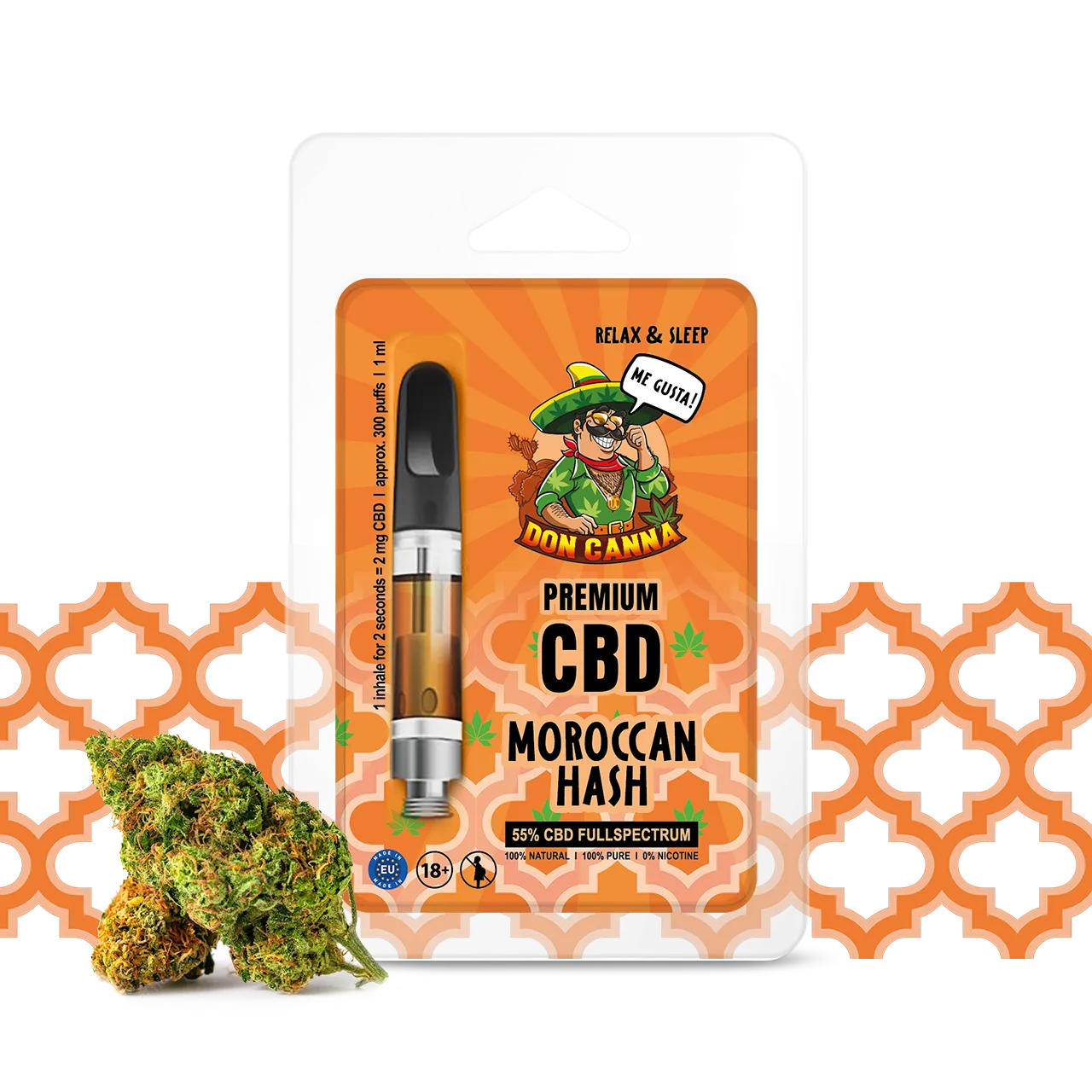 Don Canna CBD Vape Liquid Moroccan Hash