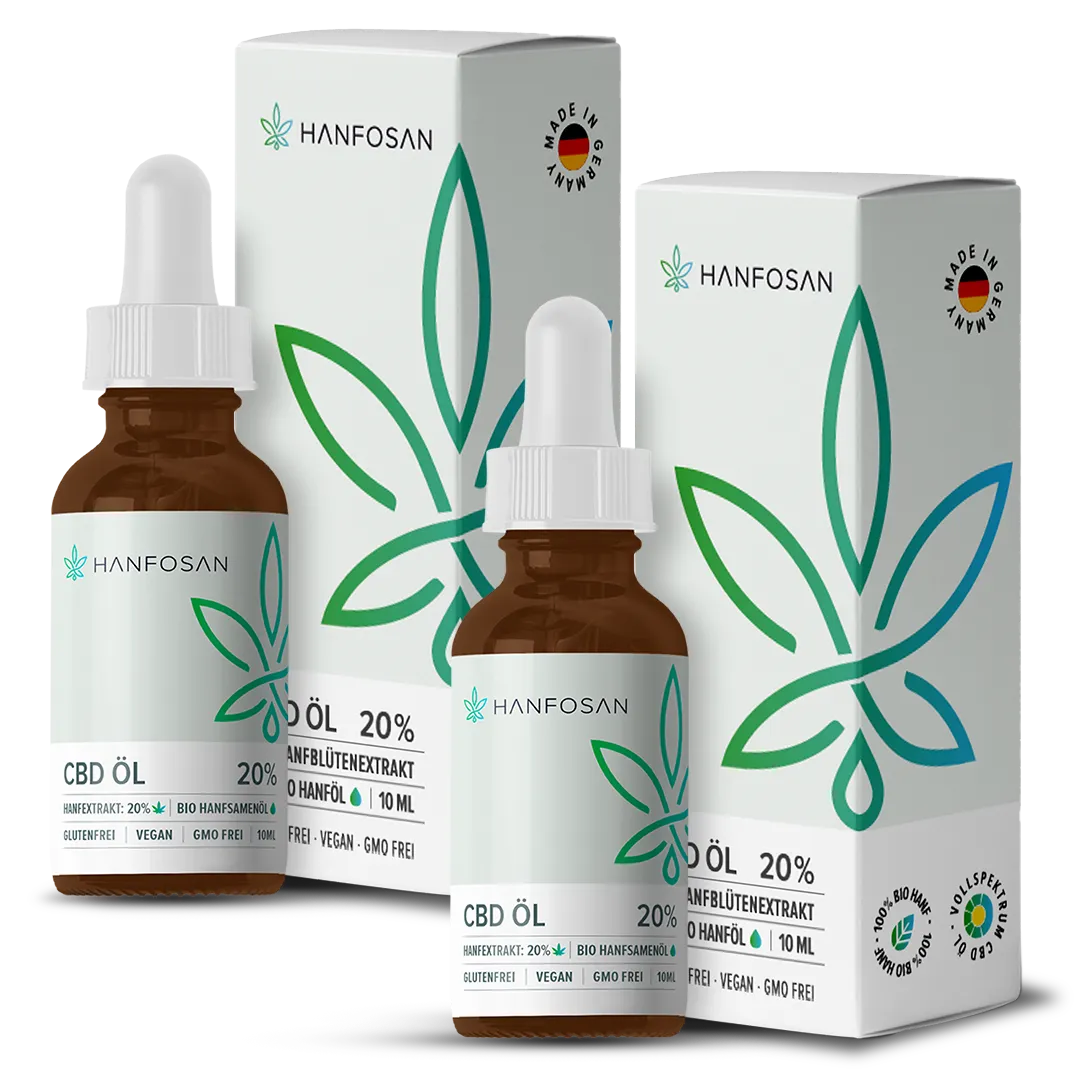 CBD Öl 20 Prozent Hanfosan Doppelpack